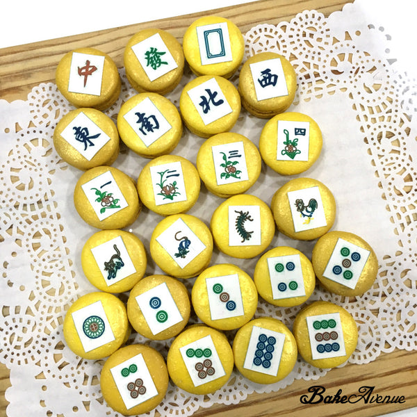 Mahjong Gold Macarons