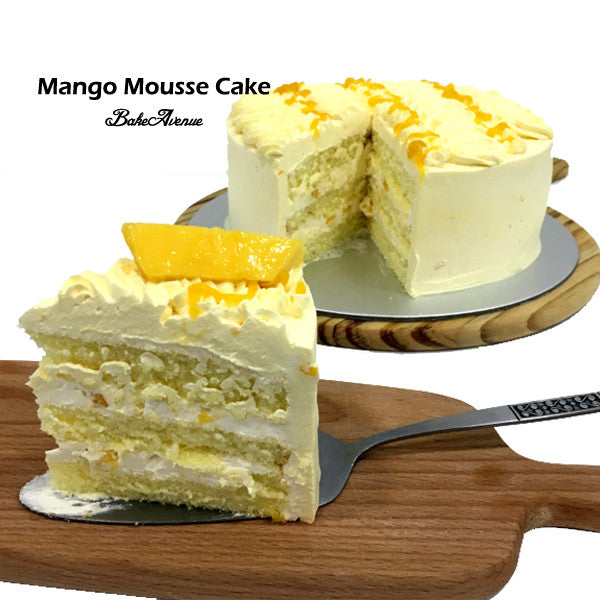 Mango Mousse Cake (Design 1)