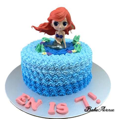 Mermaid Toppers Ombre Cake (Design 2)