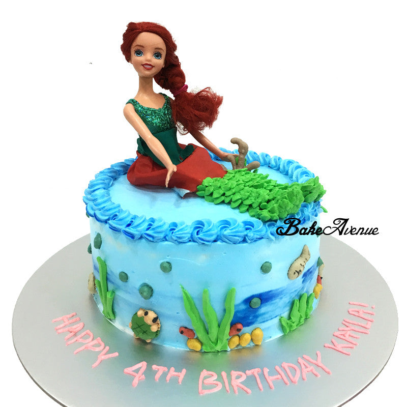 Princess Ariel Ombre Cake