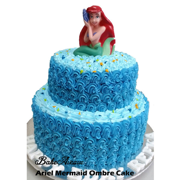 Princess Ariel Ombre Cake