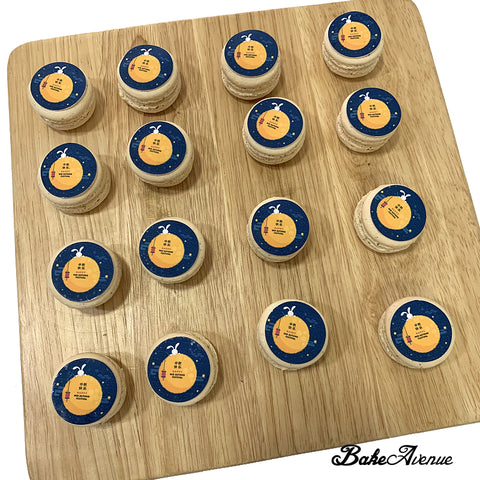 Mid Autumn Festival Theme (with icing image) Macarons