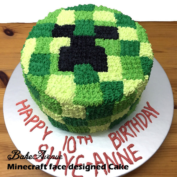 Minecraft Ombre Cake