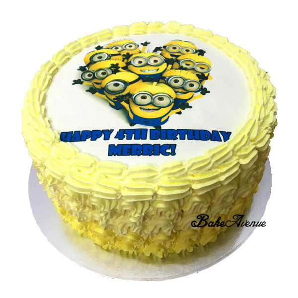 Minion Ombre Cake