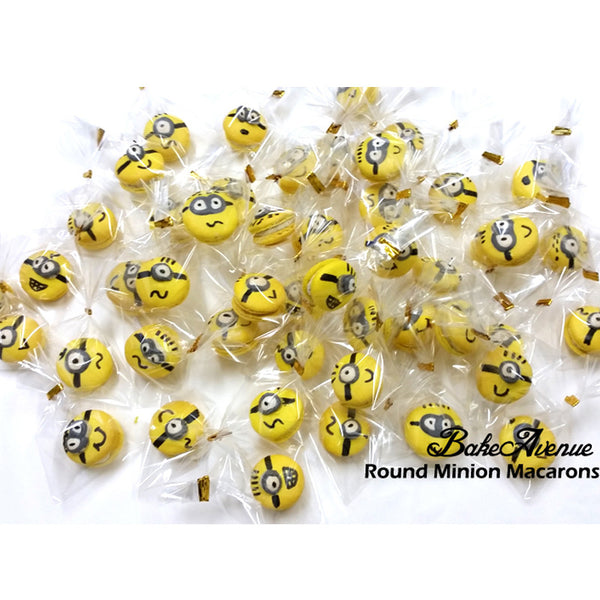 Minion (Round) Macarons