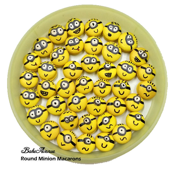 Minion (Round) Macarons
