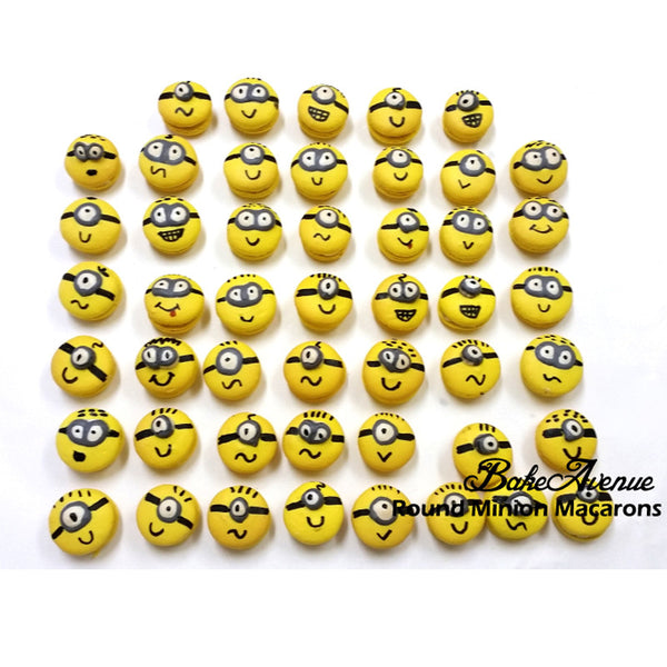 Minion (Round) Macarons