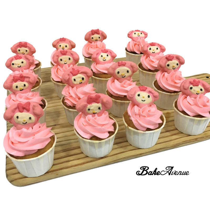 My Melody Macaron Cupcakes
