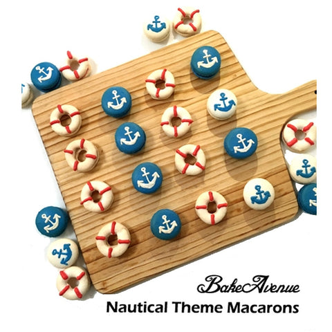 Nautical Macarons