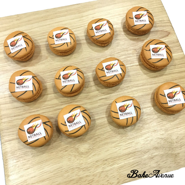 Corporate Orders - Customised Design Macarons | Sports (Netball)