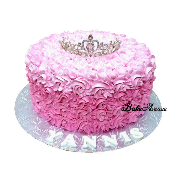 Ombre Cake with Tiara