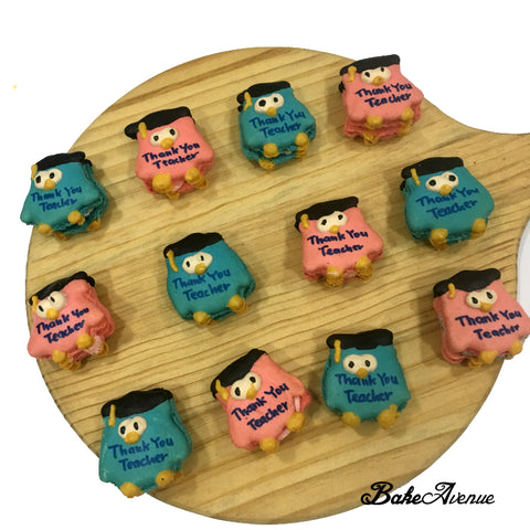 Teachers' Day Owl Macarons