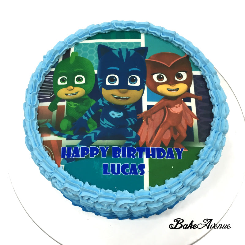 PJ Mask Cake  Cartoon Cakes  Order Kids Birthday Cakes in Bangalore   Liliyum Patisserie  Cafe
