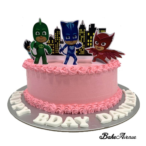 PJ Mask Paper Toppers Ombre Cake