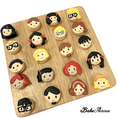 Men/Women face Macarons