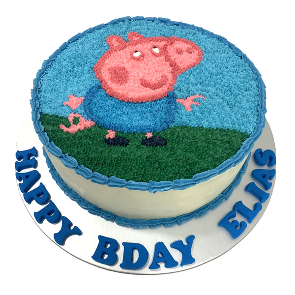 Peppa Pig George Buttercream Cake