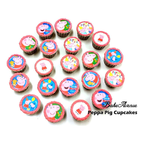 Peppa Pig Cupcakes