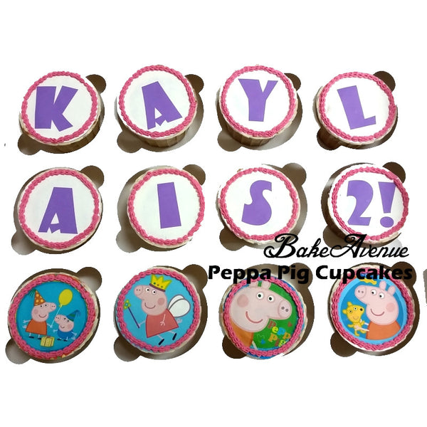 Peppa Pig Cupcakes