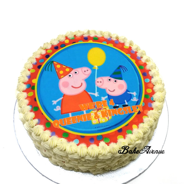 Peppa Pig Red Velvet Cake