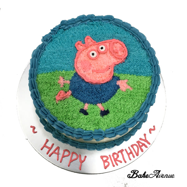 Peppa Pig George Buttercream Cake