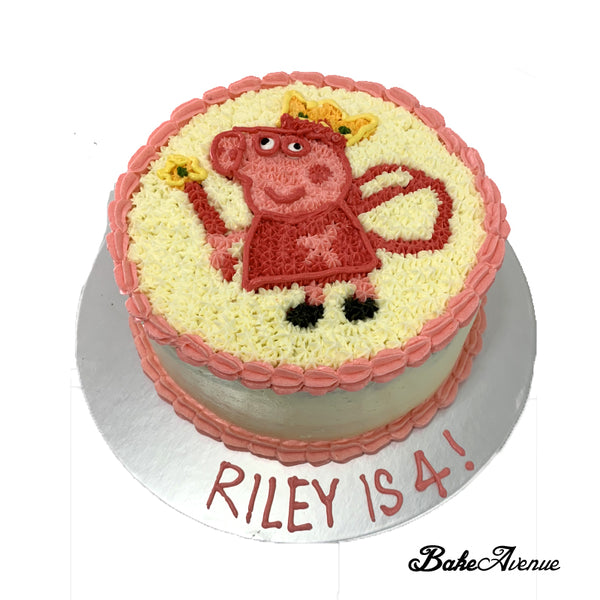 Peppa Pig Fairy Buttercream Cake