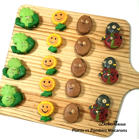 Plants Vs Zombies Macarons (Zombies)