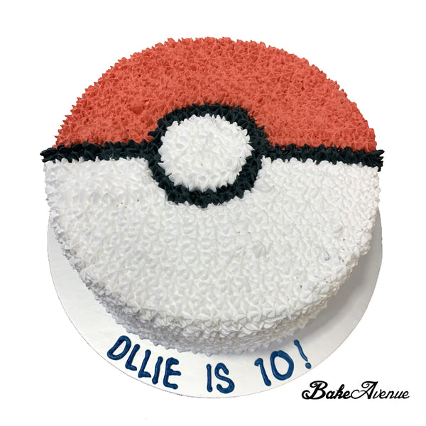 Pokemon Pokeball Cake