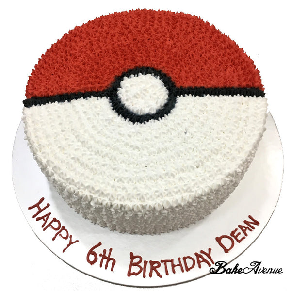 Pokemon Pokeball Cake