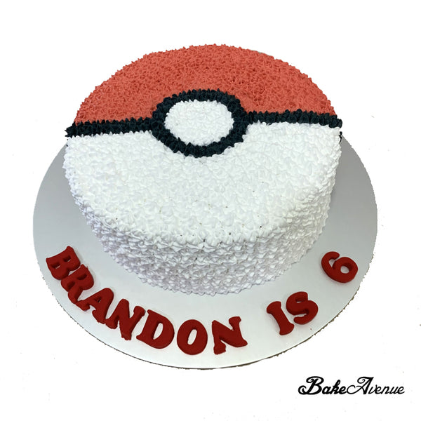 Pokemon Pokeball Cake