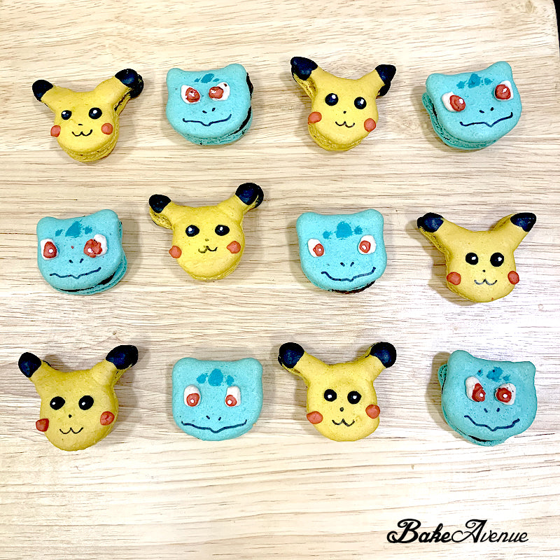 Pokemon - Pikachu Face Macarons
