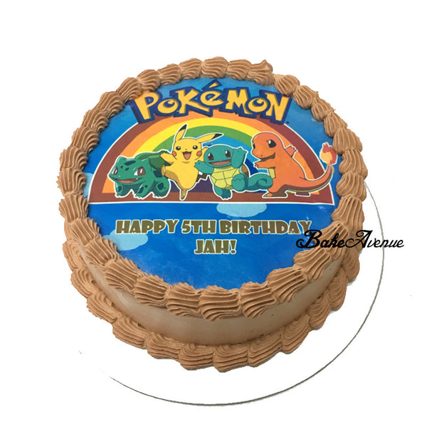 Pokemon Ombre Cake