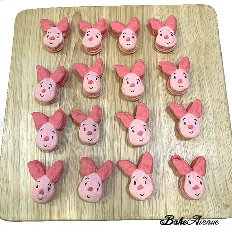 Pooh Theme - Piglet Macarons (Design 1)