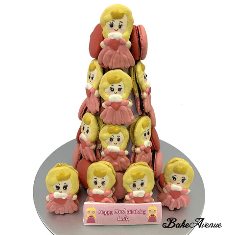Princess Aurora (Sleeping Beauty) Macaron Tower