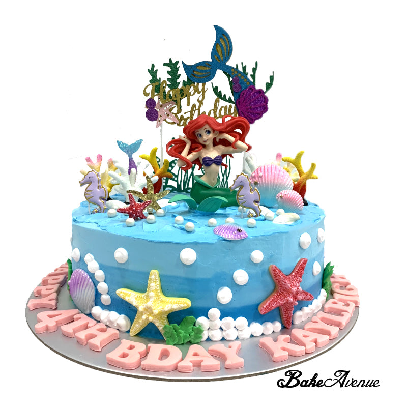 Disney the Little Mermaid Ariel Edible Cake Topper Image ABPID11495 – A  Birthday Place