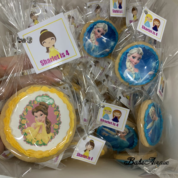 Princess Belle (Beauty & The Beast) icing image Cookies