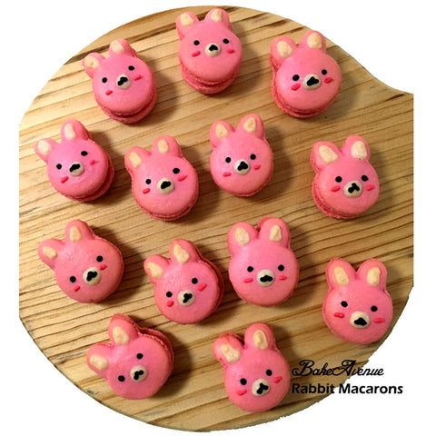 Bunny/ Rabbit (Pink) Macarons