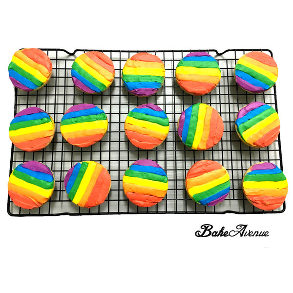 Rainbow Icing Cookies