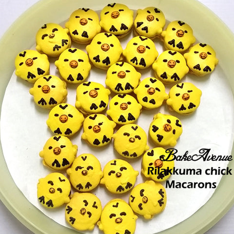 Rilakkuma Kiiroitori (Chicken) Macarons