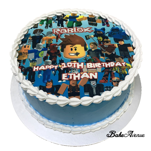 Roblox icing image Ombre (Smooth finish) Cake