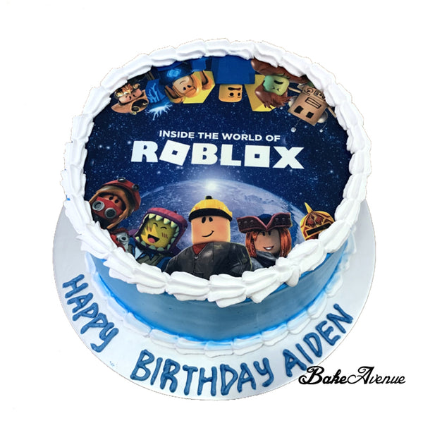 Roblox icing image Ombre (Smooth finish) Cake