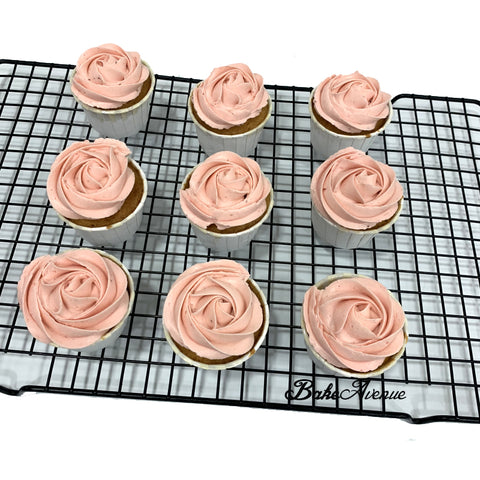 Rose Design Cupcakes