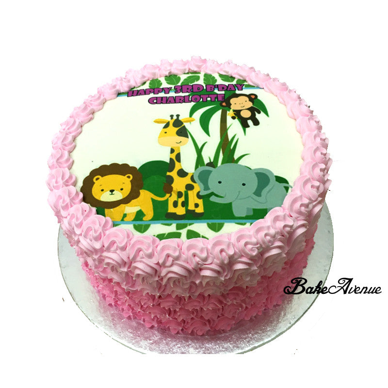 Safari Ombre Cake