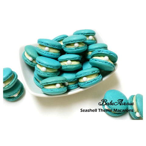 Seashell (Round) Macarons