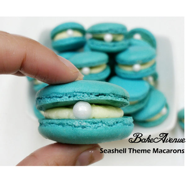 Seashell (Round) Macarons