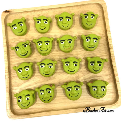 Shrek Macarons
