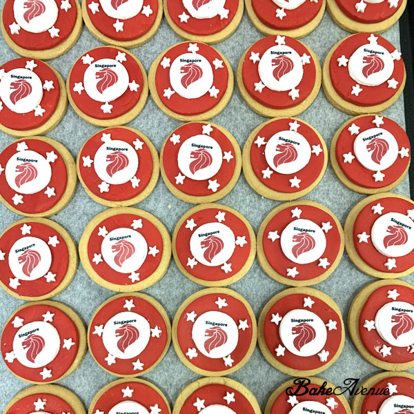 Singapore National Day Fondant Cookies
