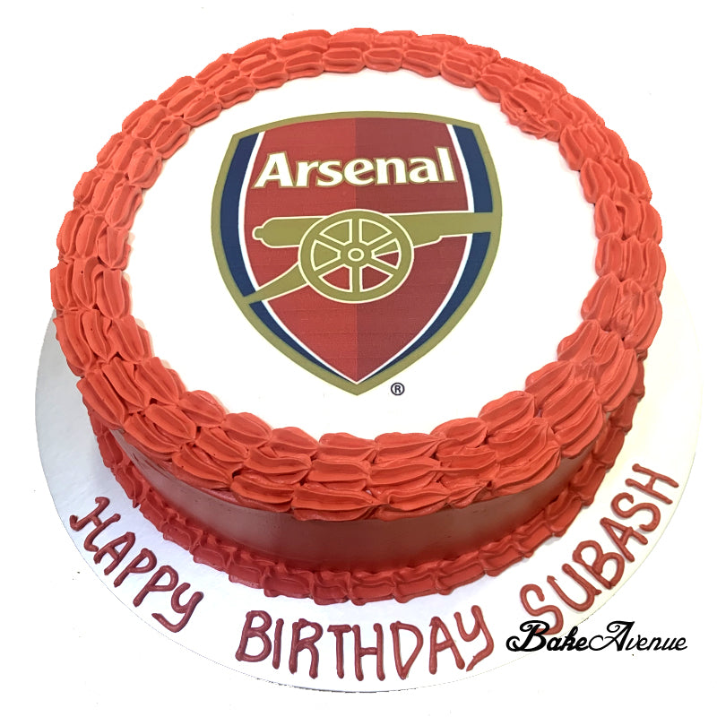 Arsenal themed cake. Design by... - D'Sensational Bites | Facebook