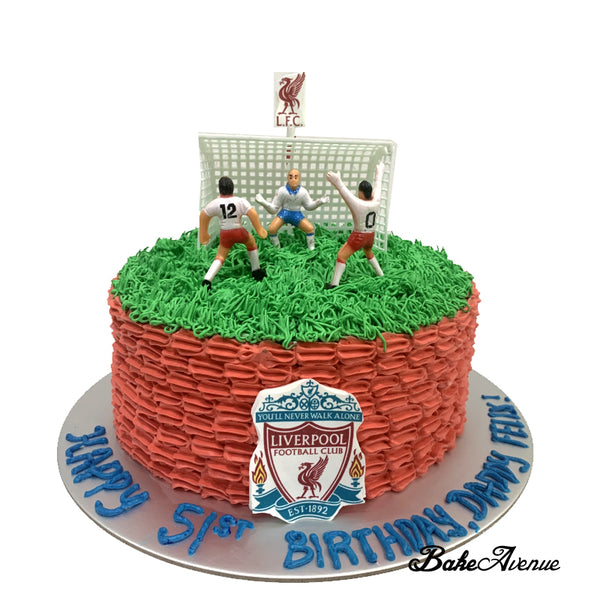 Sports Soccer Theme Cake (Liverpool)