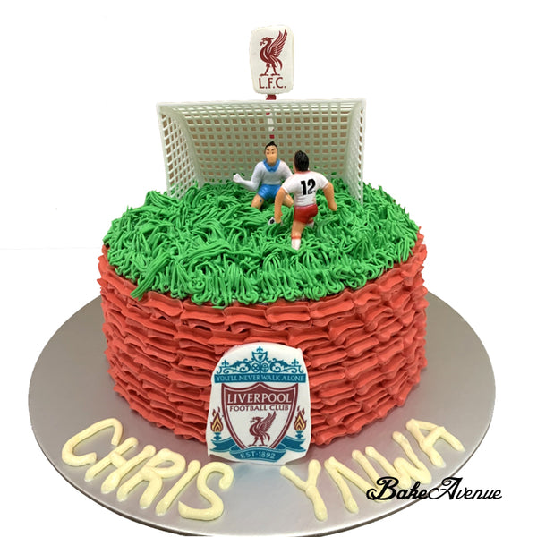 Sports Soccer Theme Cake (Liverpool)