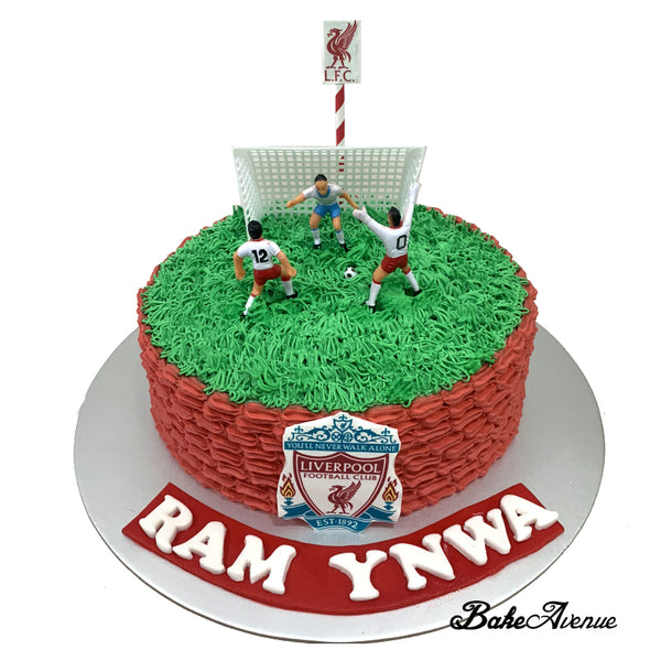 Sports Soccer Theme Cake (Liverpool)